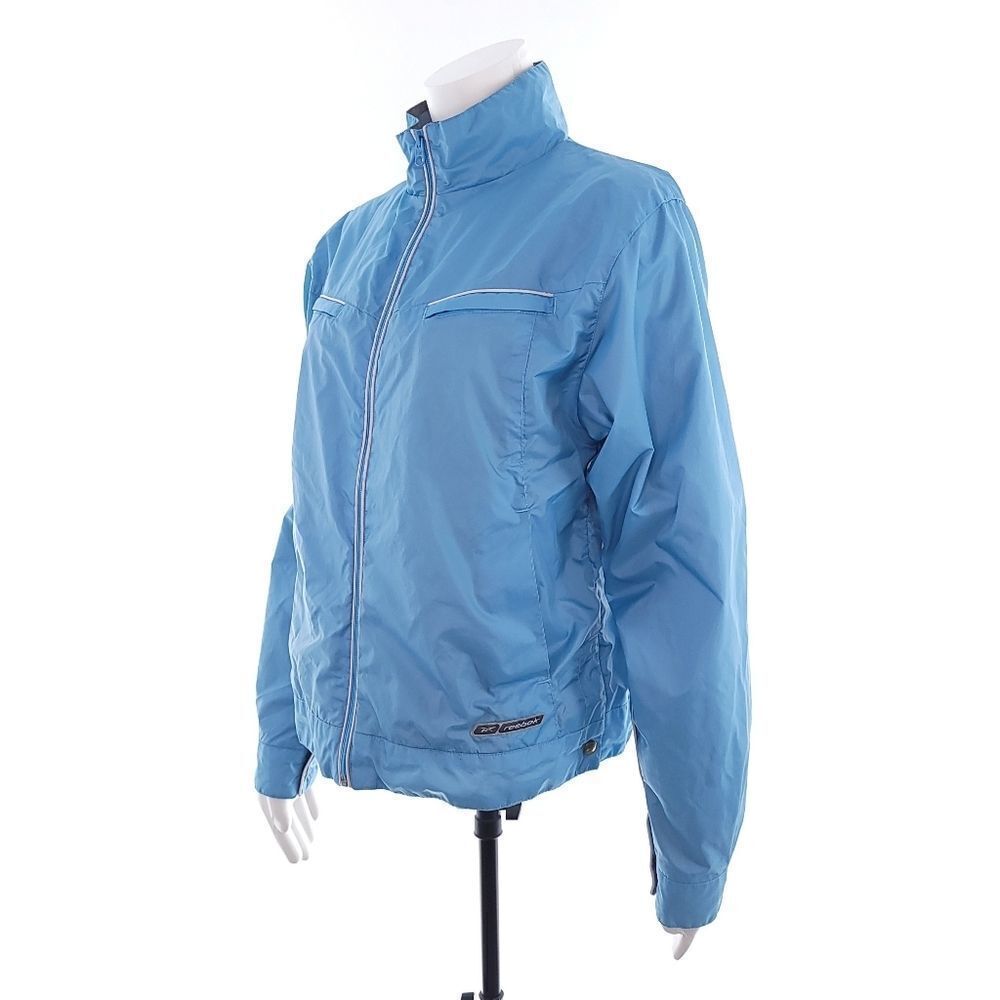 Reebok Blue Full Zip Nylon Jacket